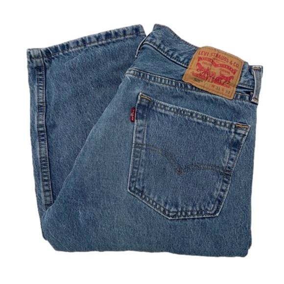 Levi's Other - Levi's Men's 505 Regular Fit Relaxed Straight Denim Cotton Stonewash Jeans Vtg